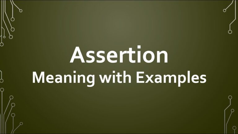 assertion-meaning-with-examples-twtbit